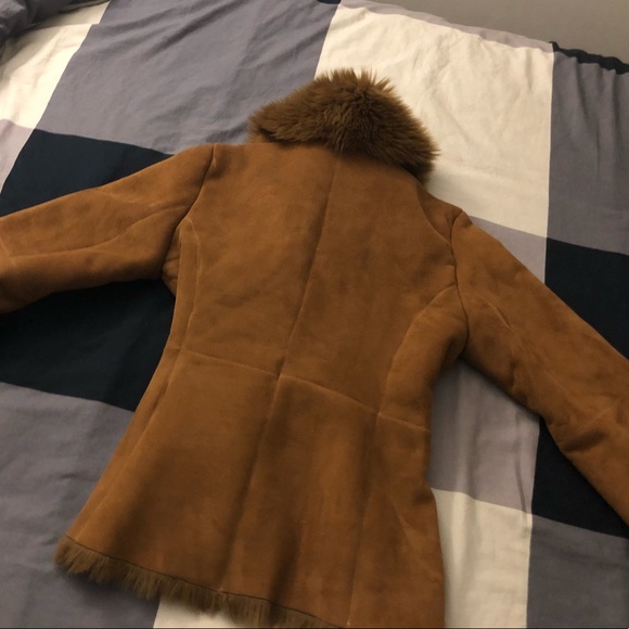 Jones New York faux suede/fur jacket . - Picture 3 of 5